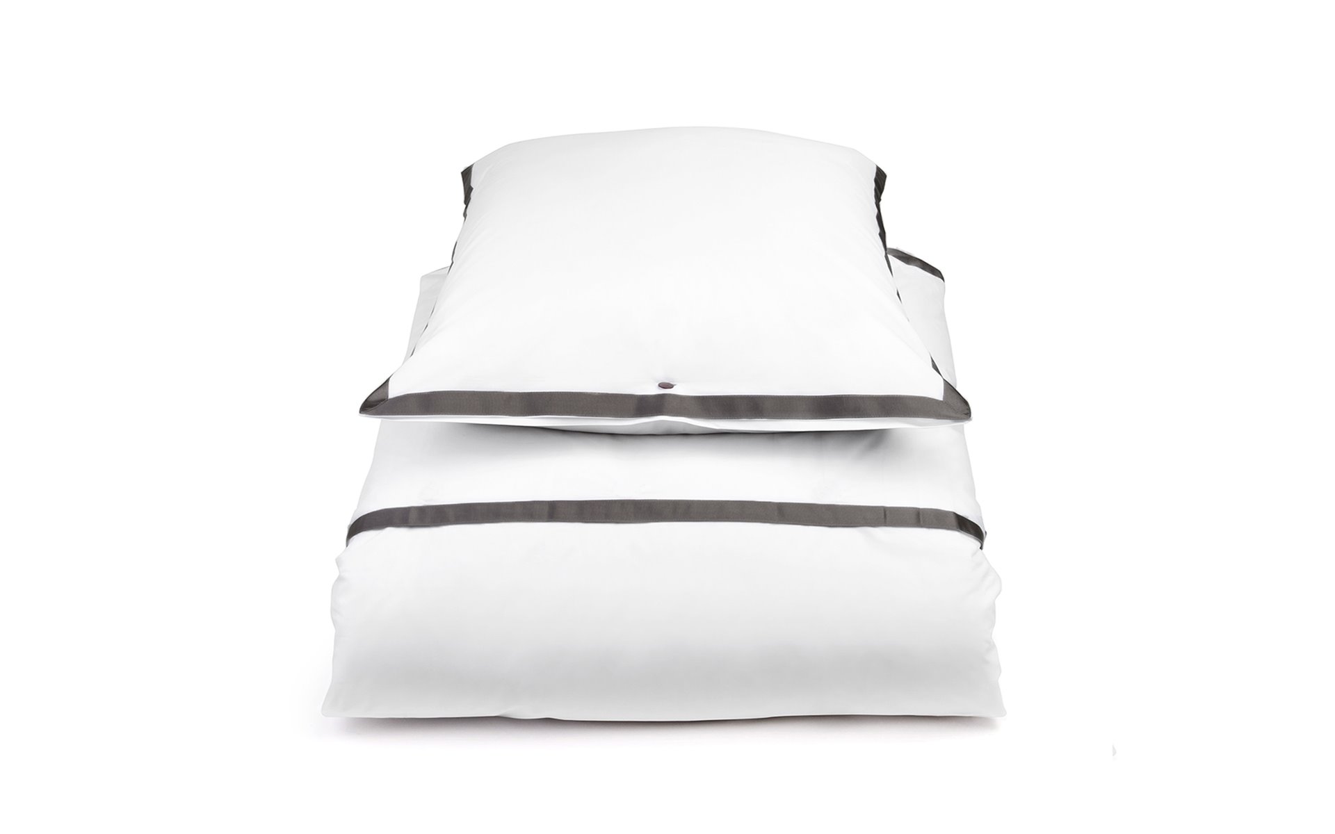 Mrs.Me duvetcover Contour White graphite small